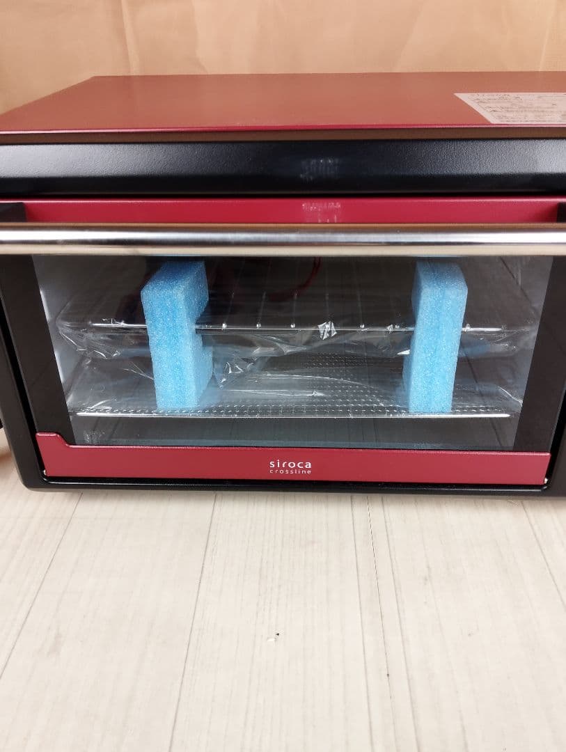 シロカ オーブン ブラック/レッド　未使用