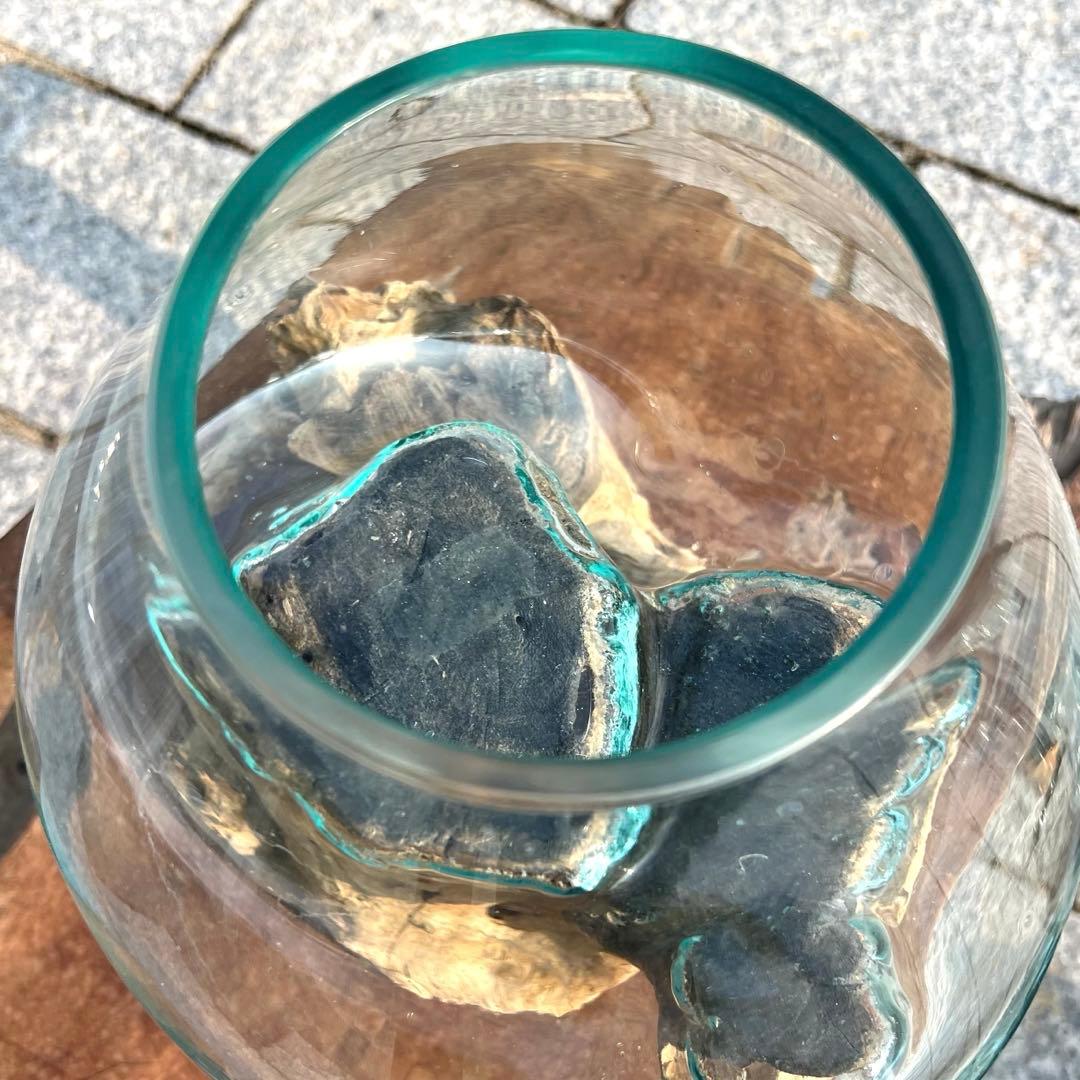 流木ガラスオブジェ特大G 花瓶 金魚鉢 テラリウム フラワーポット 水槽 アート