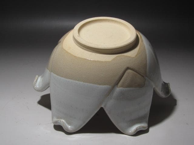 ☆　12代田原陶兵衛　菓子鉢　久田流　十二代　尋牛斎花押☆y368