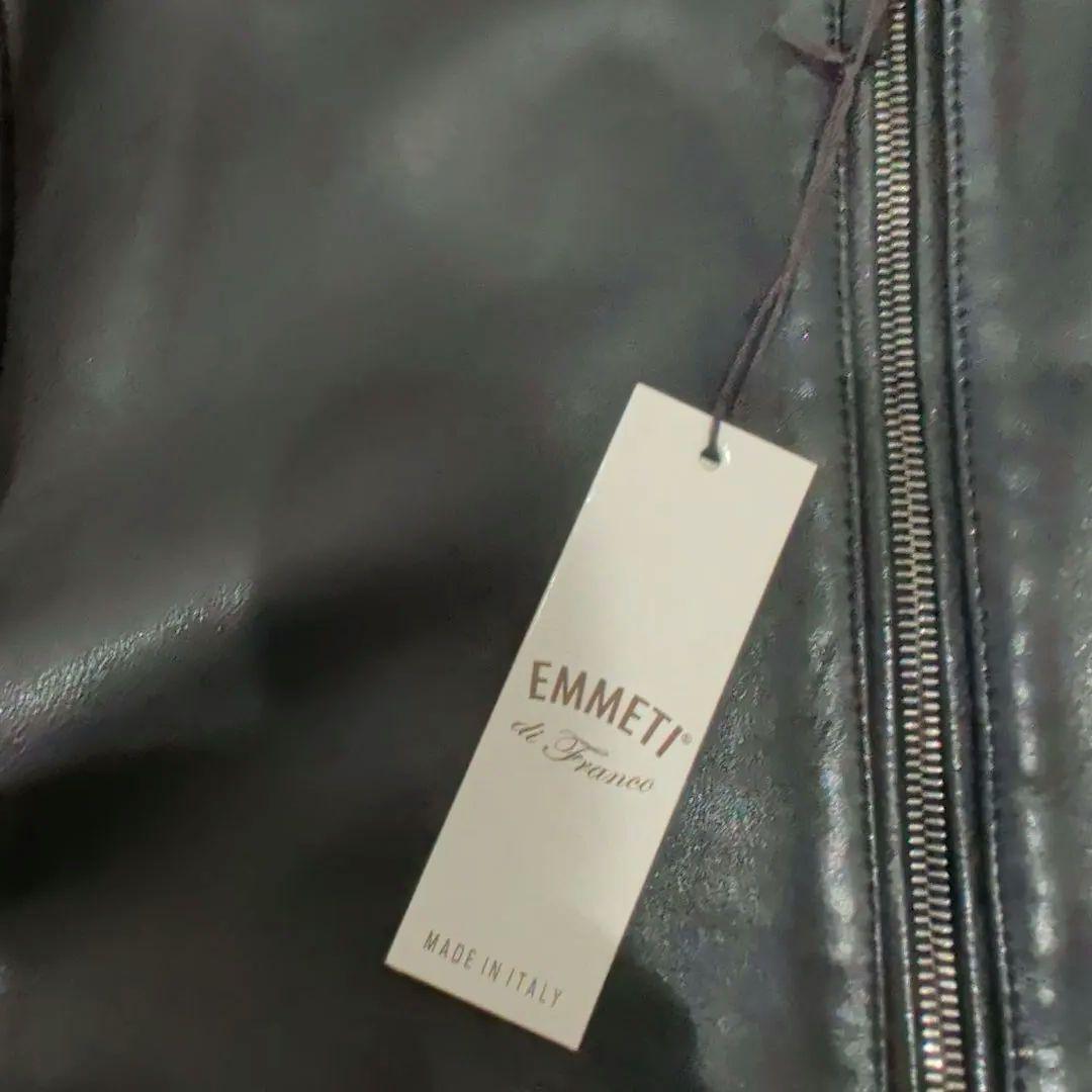 EMMETI ナッパーレザー スタンダードカラーブルゾン(JURI)