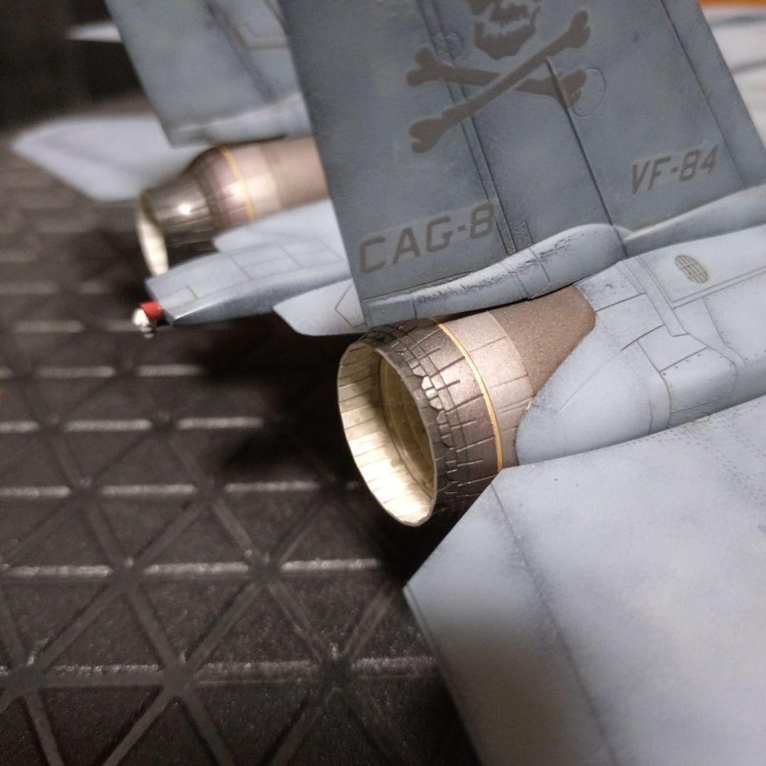 タミヤ 1/48 F14Aプラモデル塗装済み完成品
