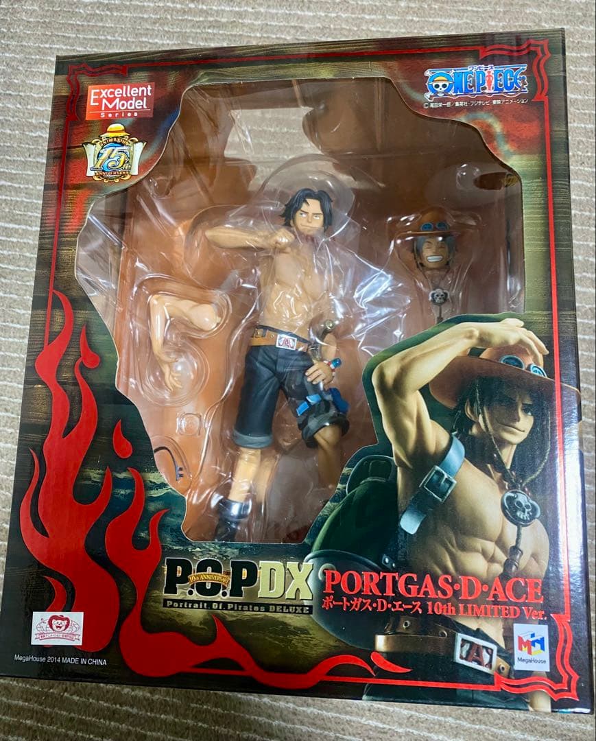 【未開封品】ワンピース POP フィギュア 初版 10thエース