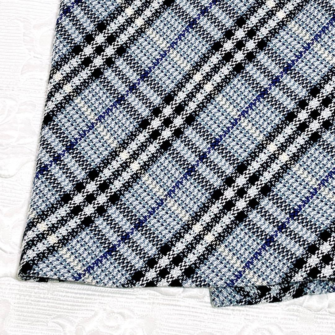 極美品❤︎バーバリーロンドン ツィード ラップスカート ベルト ノバチェック 36