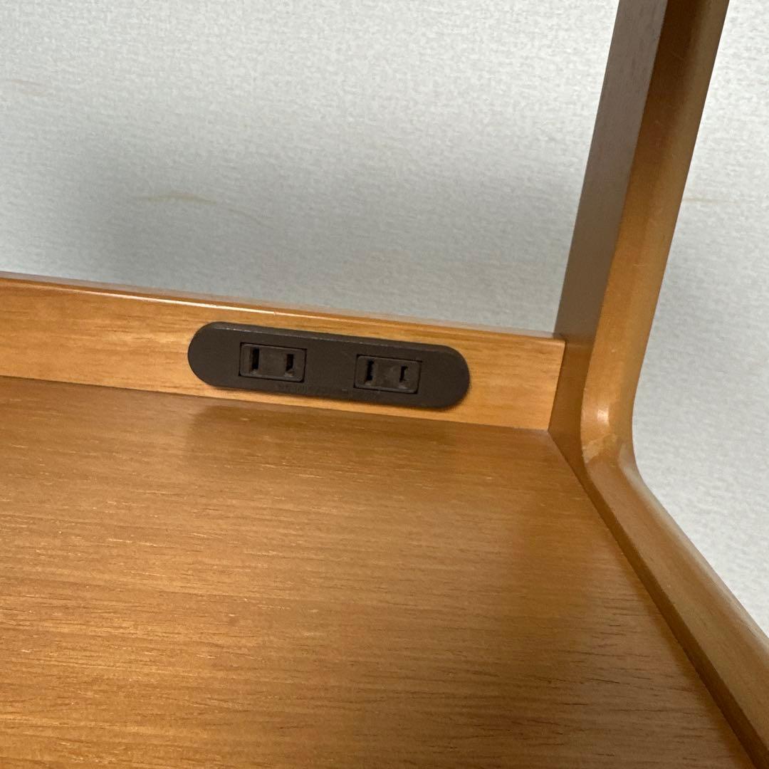 カリモク 電話台 TEL台 FAX台 サイドテーブル コンセント2口 i4※