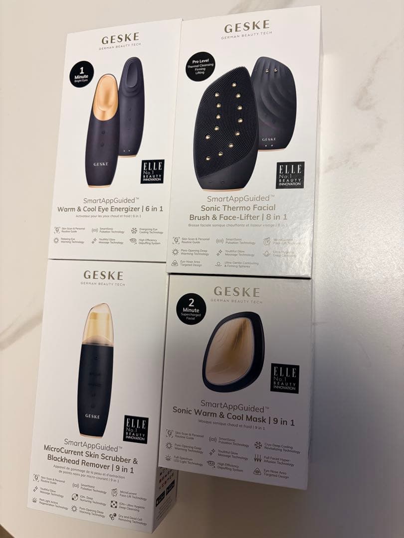 《未使用未開封》GESKE 美容器 4点セット｜温冷・洗顔・毛穴・リフトケア