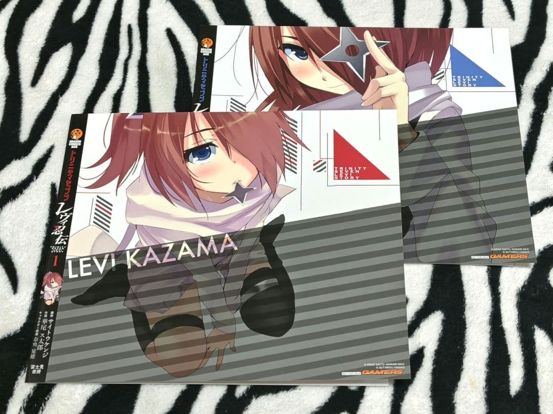 トリニティセブン レヴィ忍伝 ゲーマーズ 特典 ブックカバー 2種 バラ売り❌️