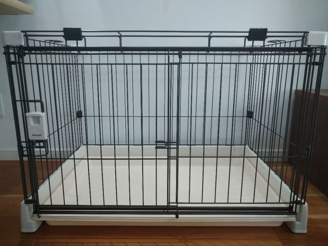 Richell もっとお掃除簡単ペットサークル(ゲージ) 90-60 アイボリー