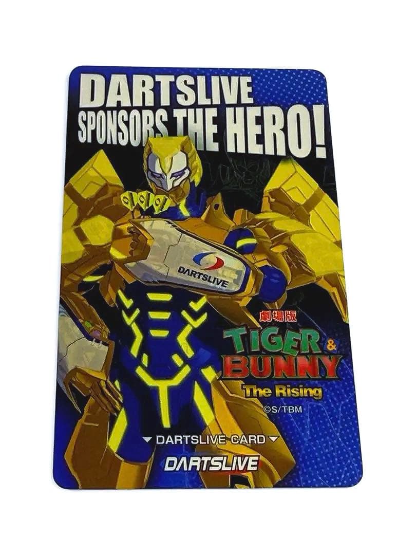 【未使用】DARTSLIVE TIGER & BUNNY ダーツライブカード