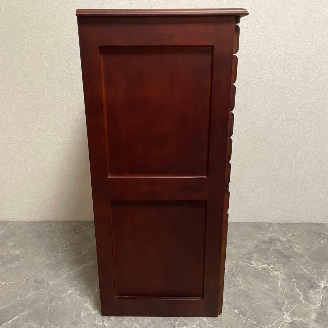 書類箪笥　書庫　整理棚 桐製チェスト 8段16杯箪笥 大容量収納