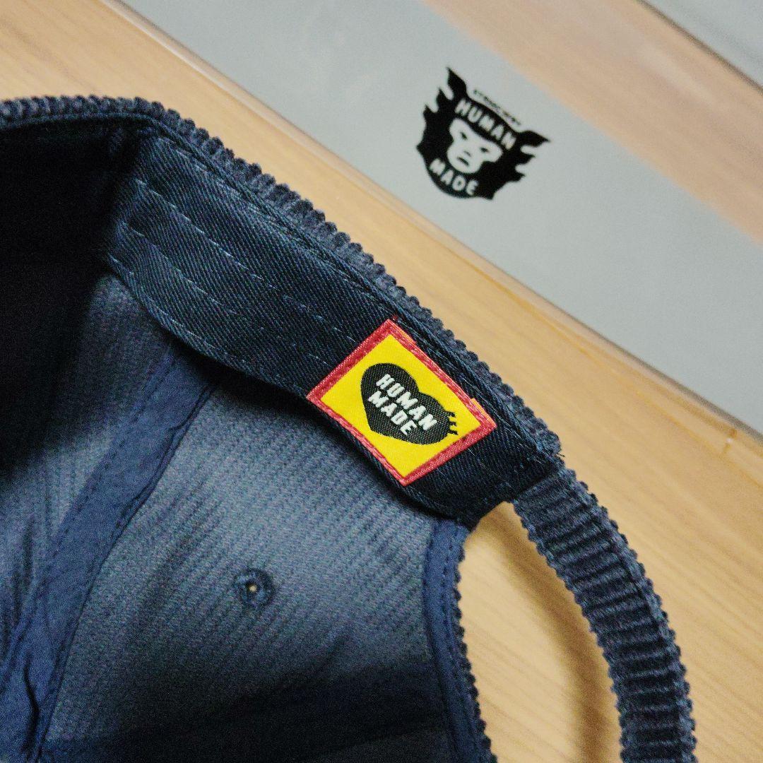 Human Made ネイビー コーデュロイキャップ