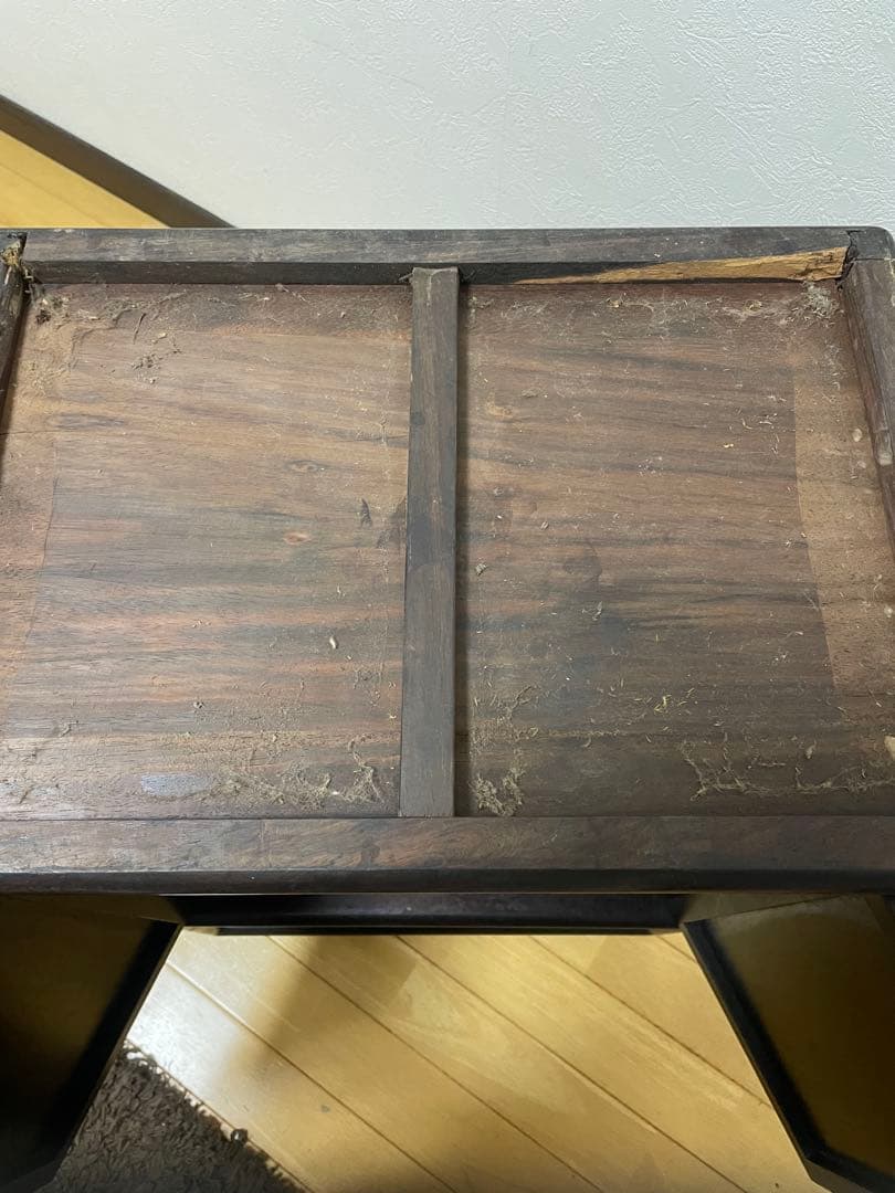 ナ*コ様 木製/漆塗/観音開き/茶箪笥/木工芸/時代/骨董/古美術/茶道/中国/