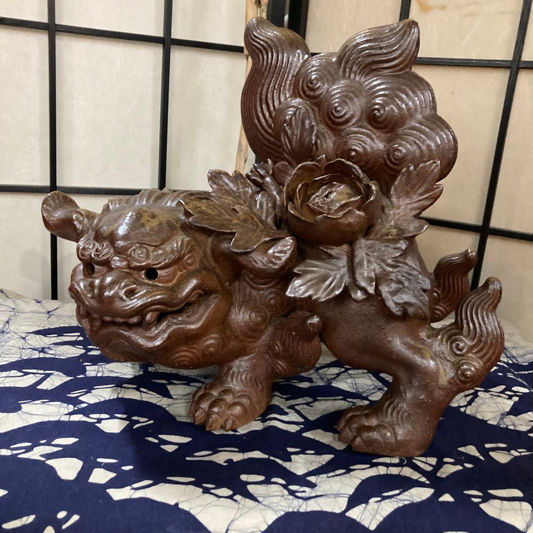 古備前骨董美術品珍品年始大売り出しです❣️希少ボタン獅子銘有り❣️