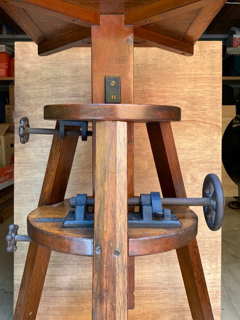 アンティーク昭和初期の測量台