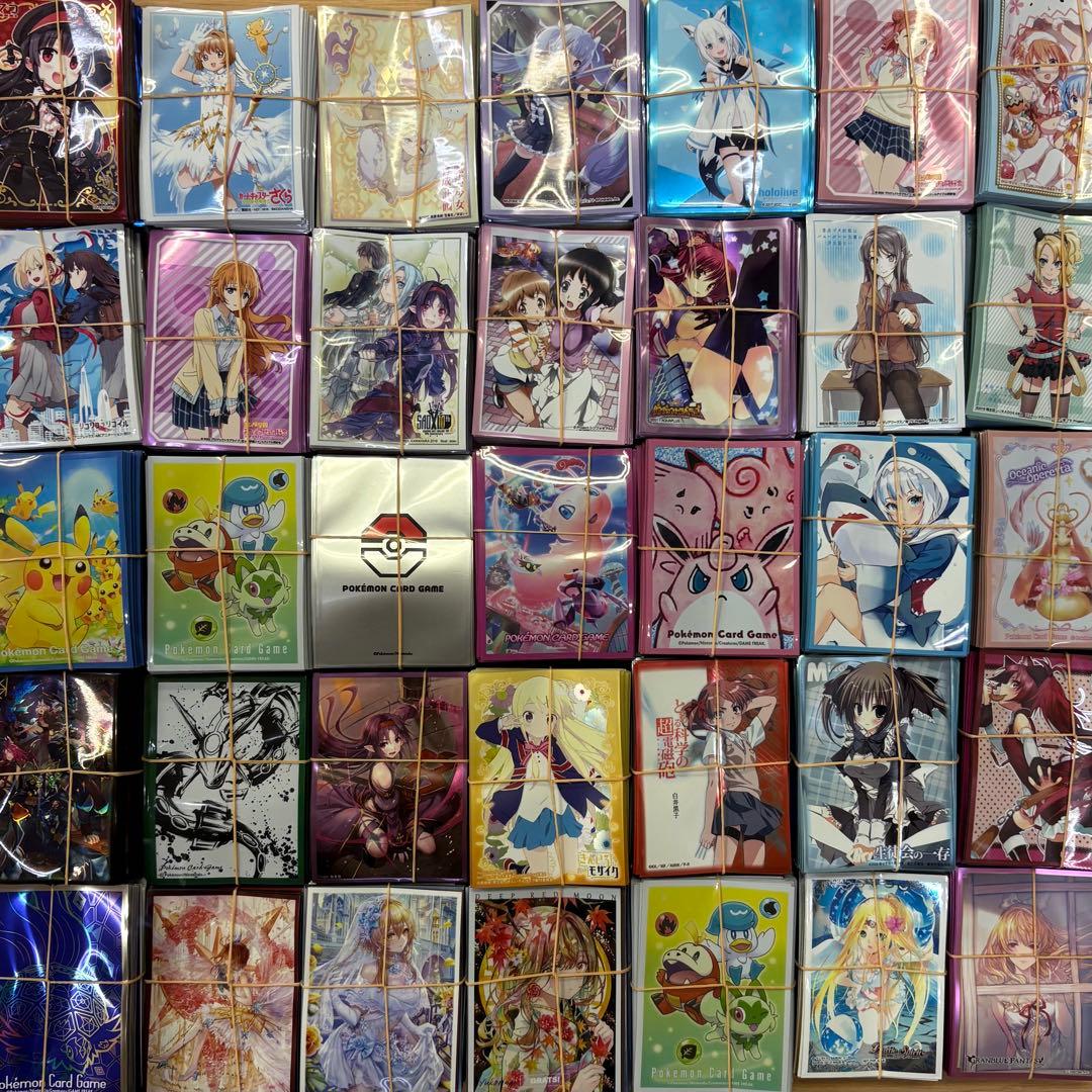 トレカスリーブ キャラスリーブのみ まとめ売り 100サイズ 約16kg