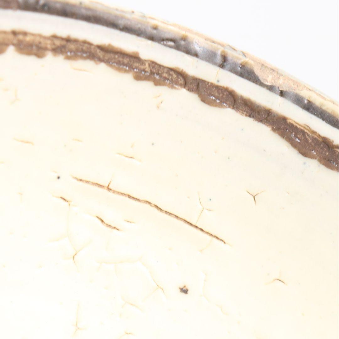 中国 磁州窯絵高麗平鉢 斑点文 茶碗　AT679