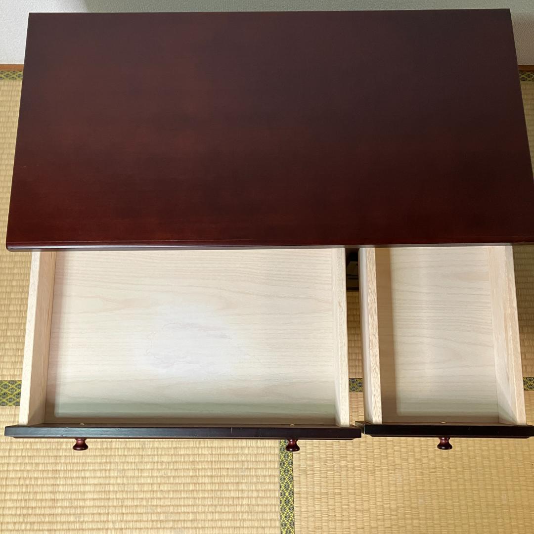 【高口民芸】民芸家具文机 古家具 書斎机 昭和レトロ　アンティーク家具　レトロ