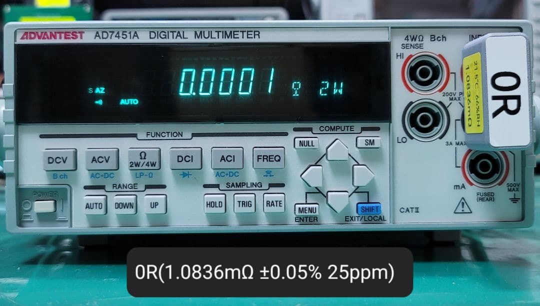 動作良好 ADVANTEST AD7451A デジタルマルチメーター