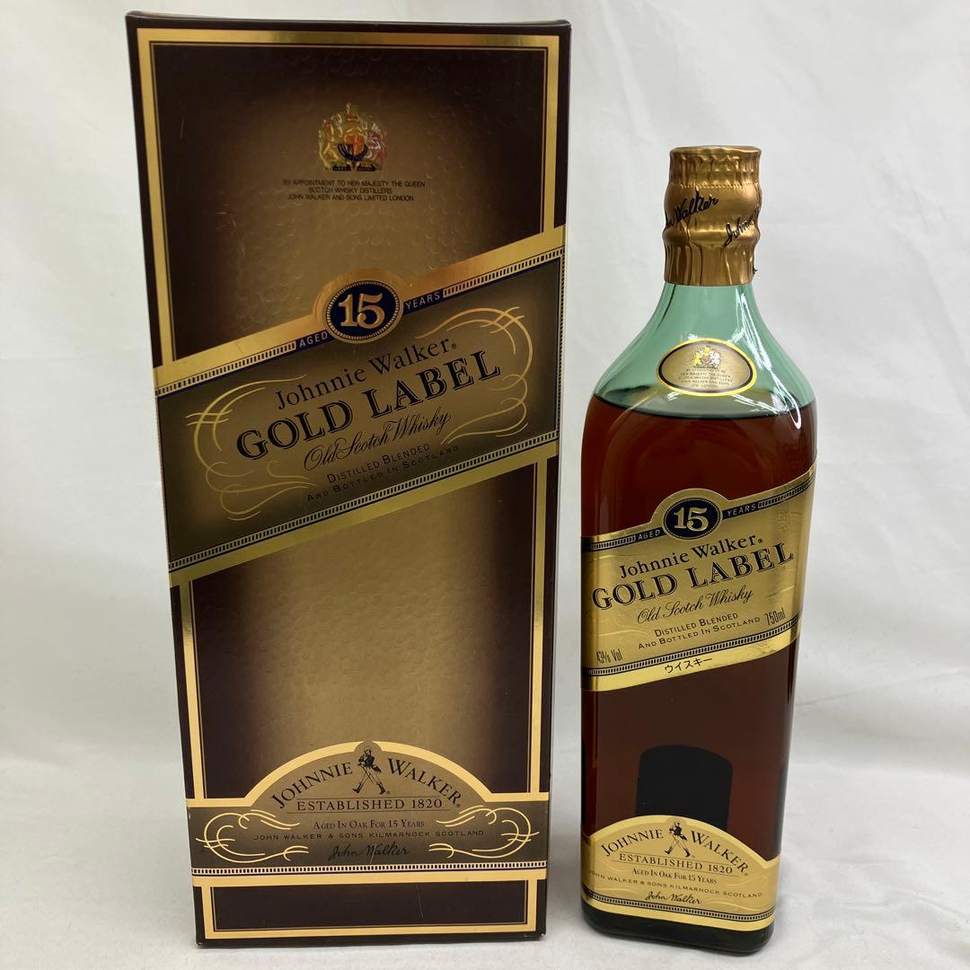 【未開封】ジョニーウォーカー ゴールドラベル15年 ウイスキー
