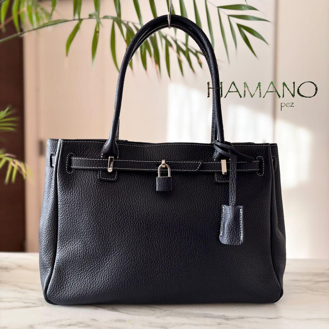 極美品 傳濱野 ミーティア レザートートバッグ