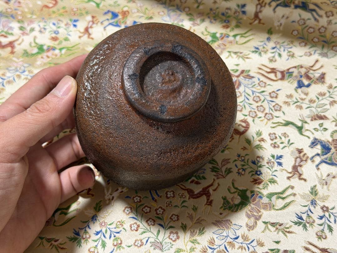 杉本貞光 最上位作 禿黒茶碗 寺垣内窯