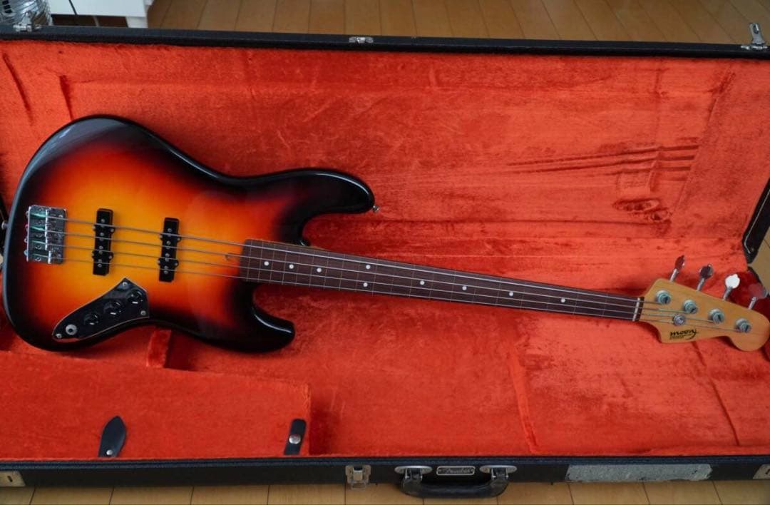 ベース Moon JB 4 FL fretless bass