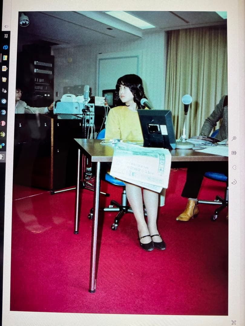 中森明菜 直筆サイン入りデビュー告知ポスター