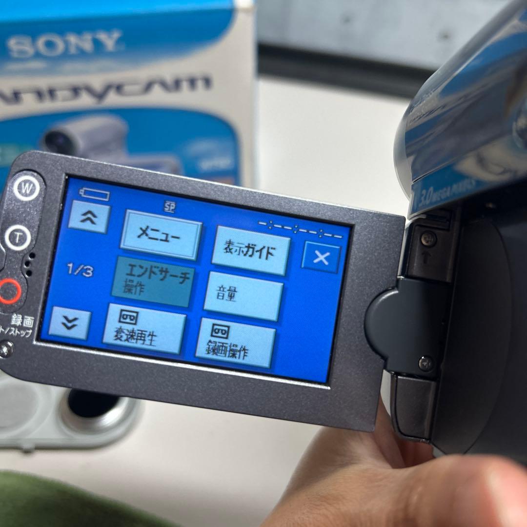 動作良品 Sony ハンディカム DCR-HC90 極 美品ビデオカメラ