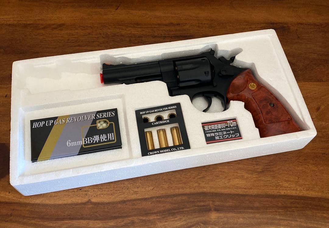 【新品未使用】 クラウン製 ガスリボルバー M29 4インチ