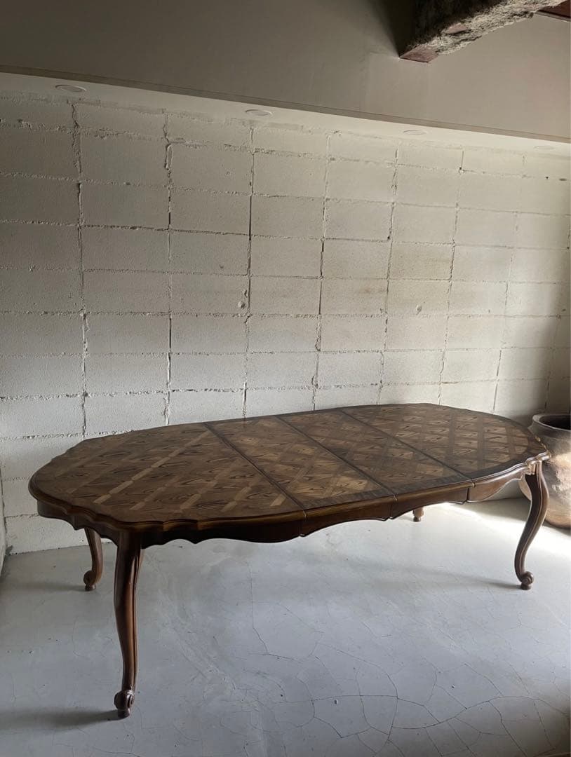 アンティーク　エクステンション ダイニングテーブル