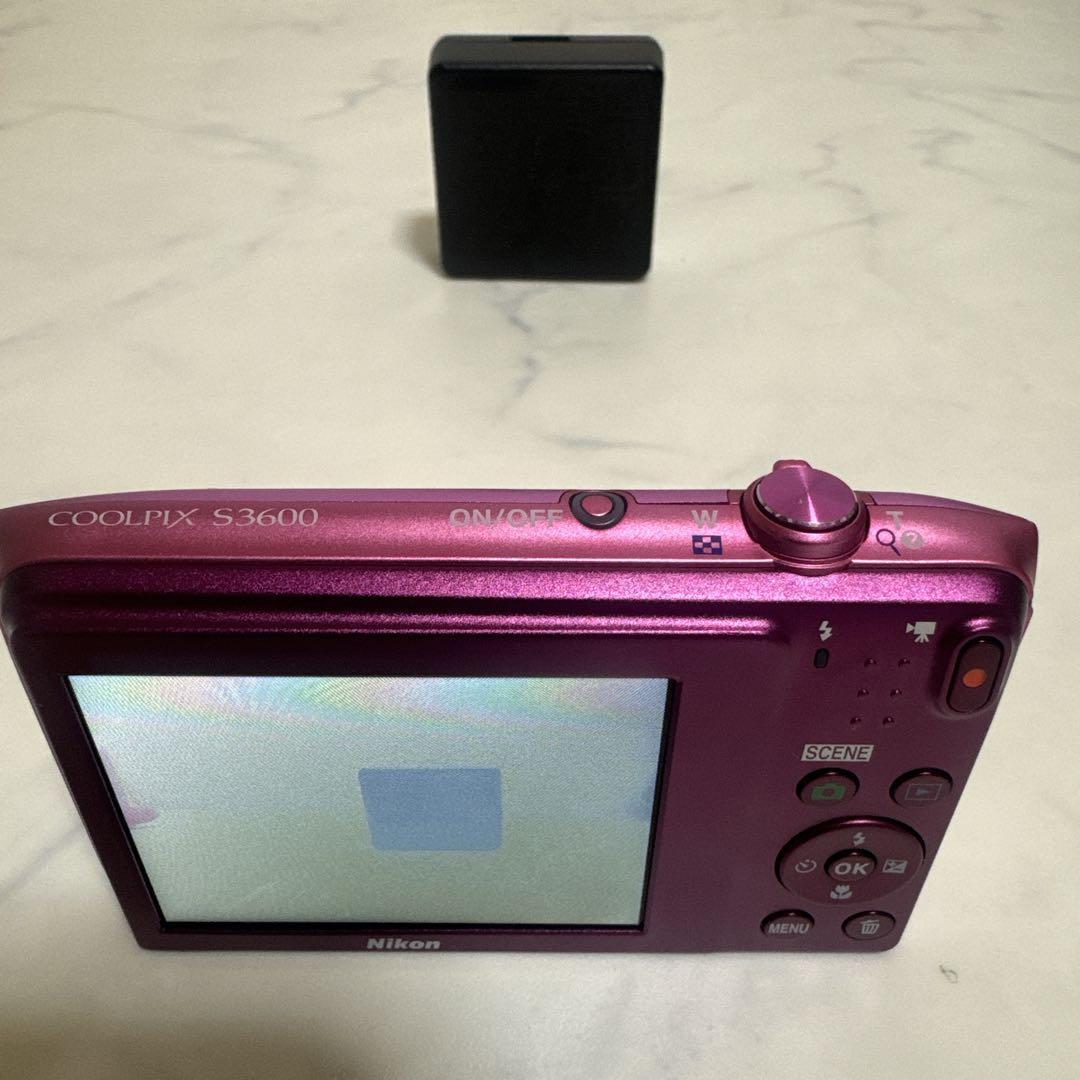 ✨美品✨Nikon COOLPIX S3600 ピンク　ニコン　外箱SDカード付