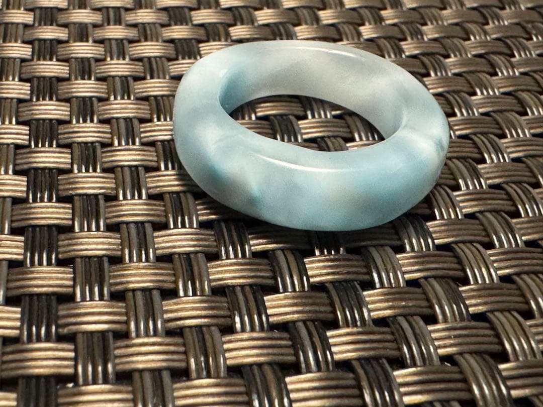 ラリマーくりぬきリング 約14号