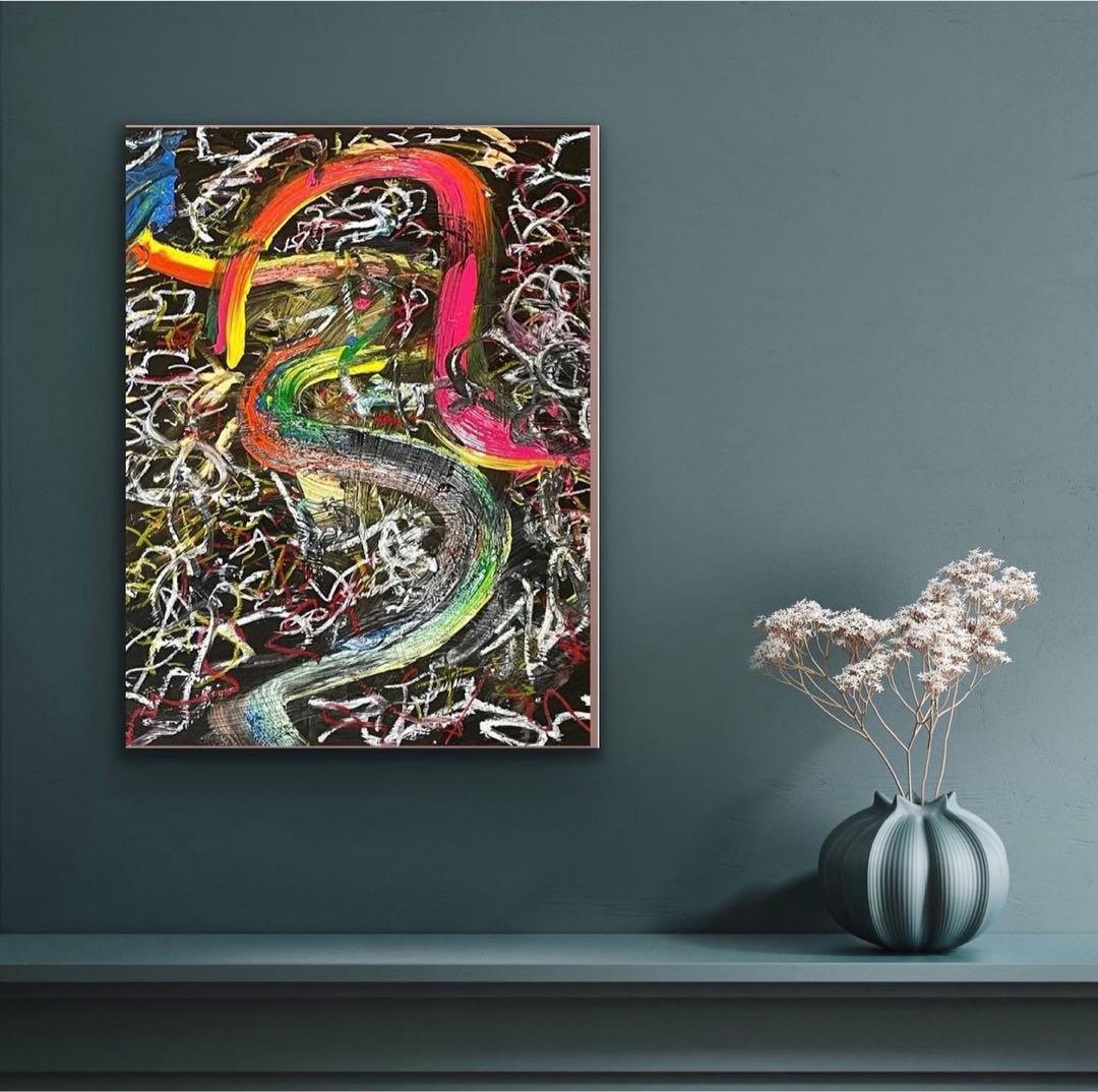 絵画 Light and Fallen Angel