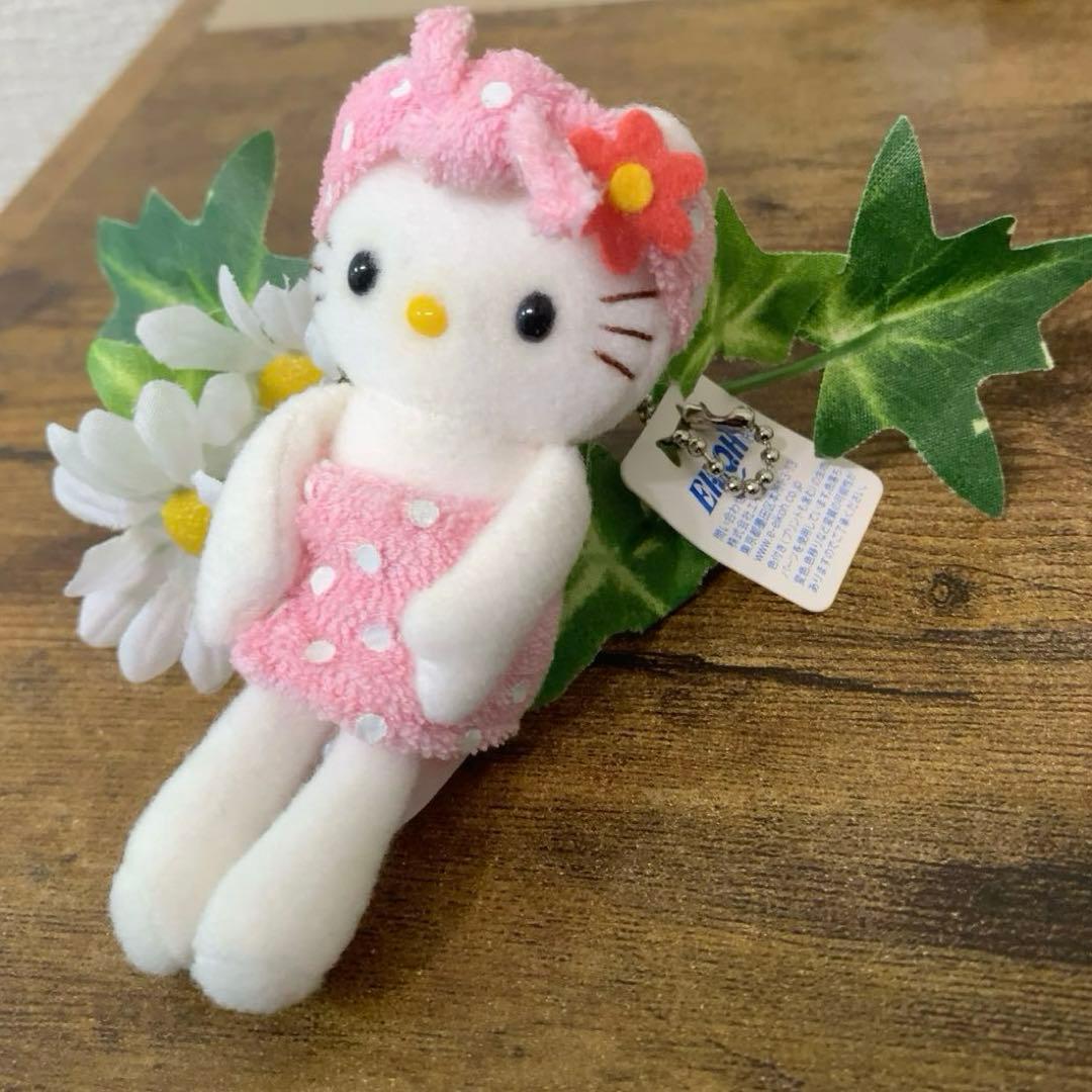 【希少激レア】⭐︎非売品⭐︎ ハローキティ　お風呂　足長　ミニぬいぐるみマスコット