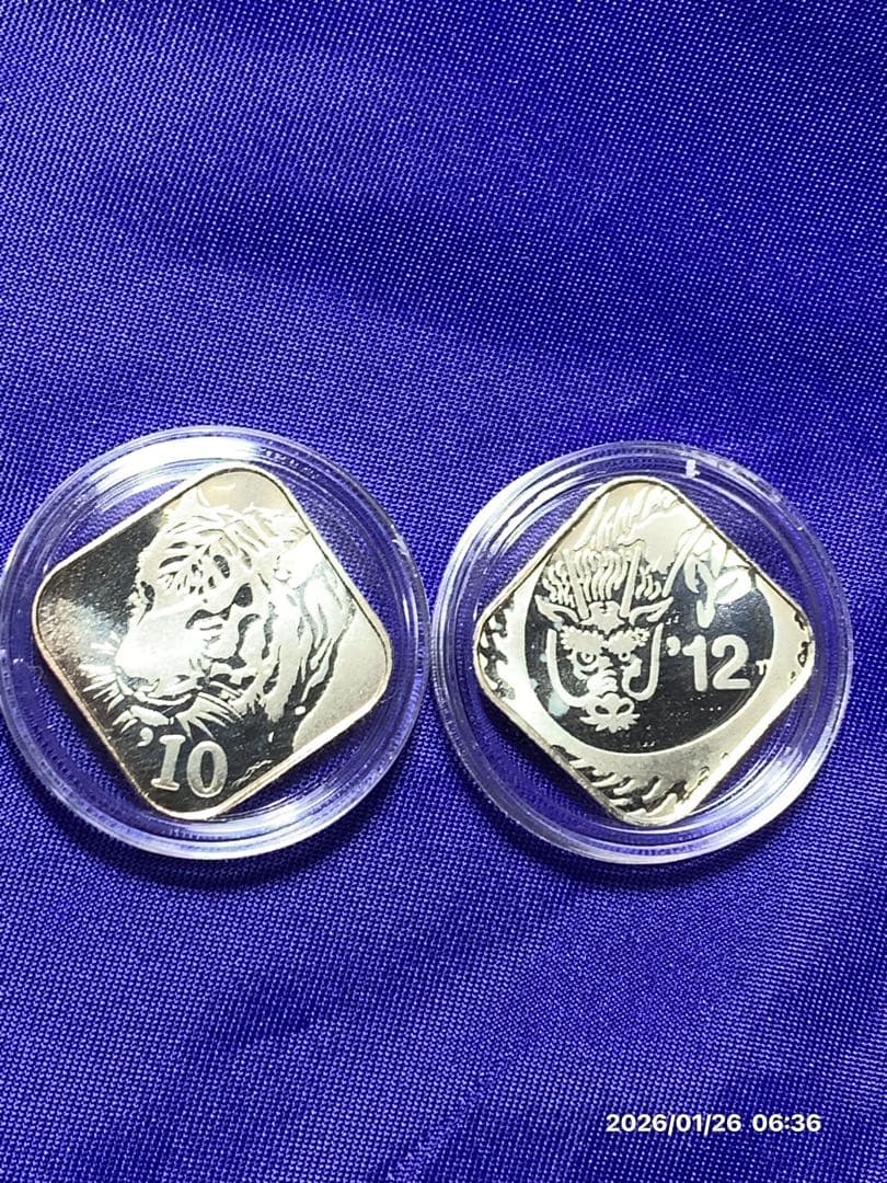 #純銀 #銀fine silver 4.3g x2 アクリルカプセル付 純銀銘板