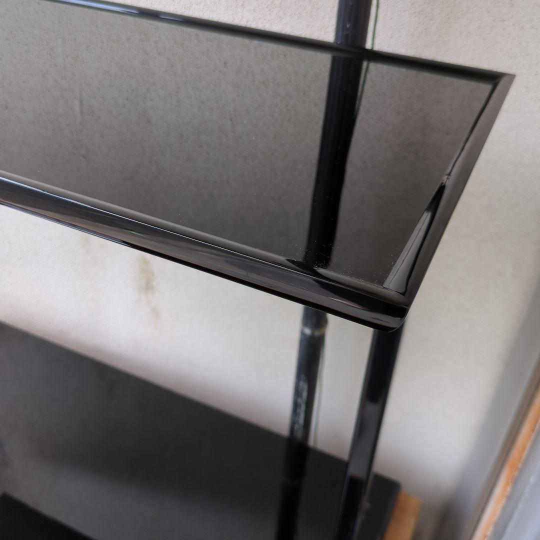 及台子 在銘 輪島塗 真塗 組み立て式 茶道具 茶道 棚 お点前 木箱 美品