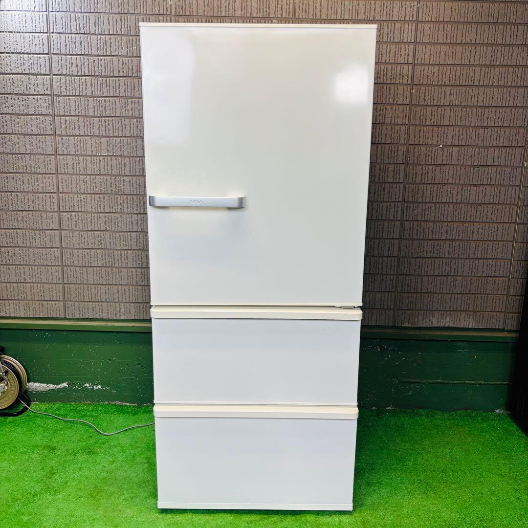 AQUA 272L 冷蔵庫 ロータイプ 人気モデル ホワイト【地域限定配送無料】