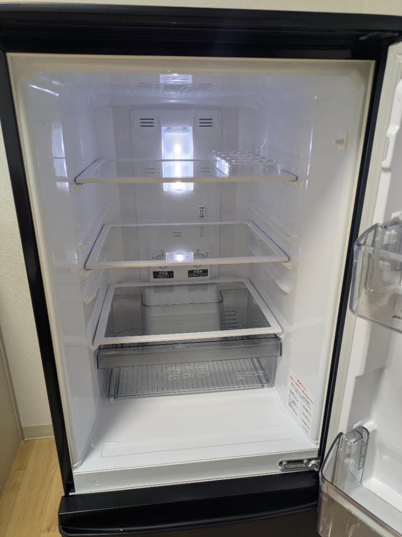 三菱 冷蔵庫 MR-P15EG-B1 （冷蔵100L、冷凍46L）