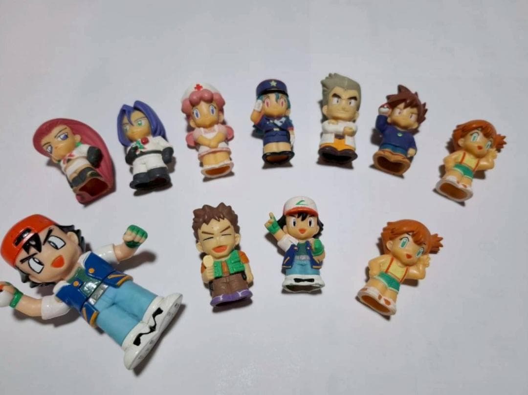 ポケモン 指人形 サトシ カスミ タケシ ムサシ コジロウ 人間キャラ まとめ