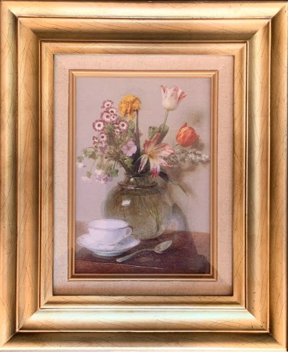 値下げしました！絵画　額縁付　詳細不明