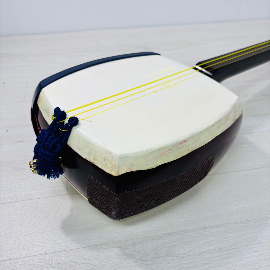 【美品】津軽三味線 太棹 リュック型ハードケース付き