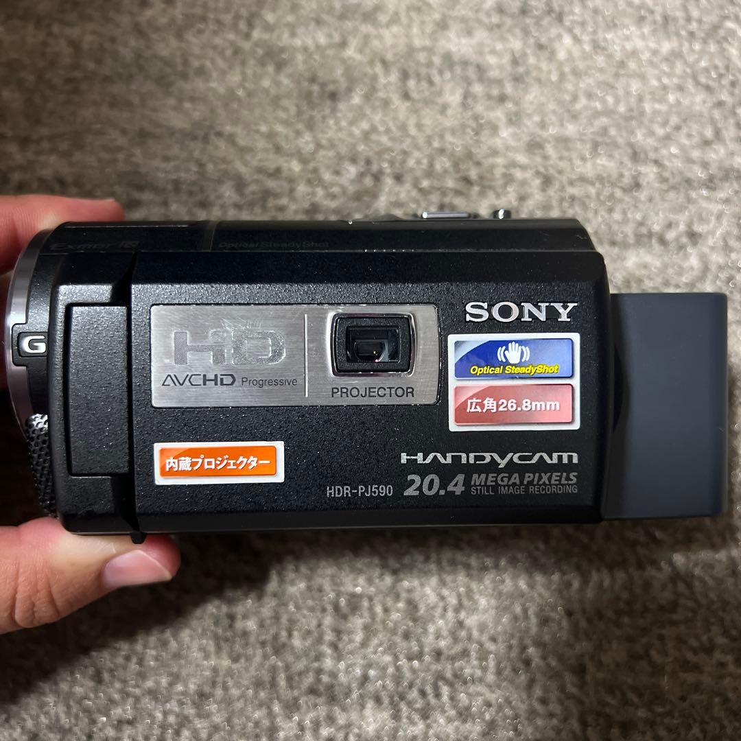 【美品】SONY HDビデオカメラ Handycam HDR-PJ590V