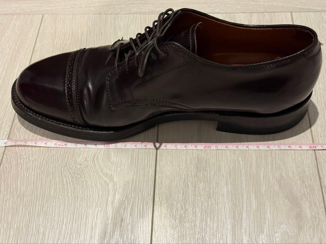 Aldenパンチドキャップトゥ 8.5D