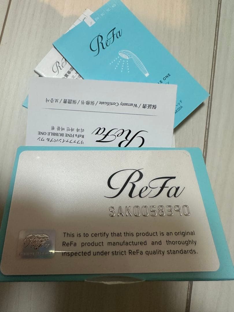 ほぼ未使用 ReFa FINE BUBBLE ONE（RS-AK00A）