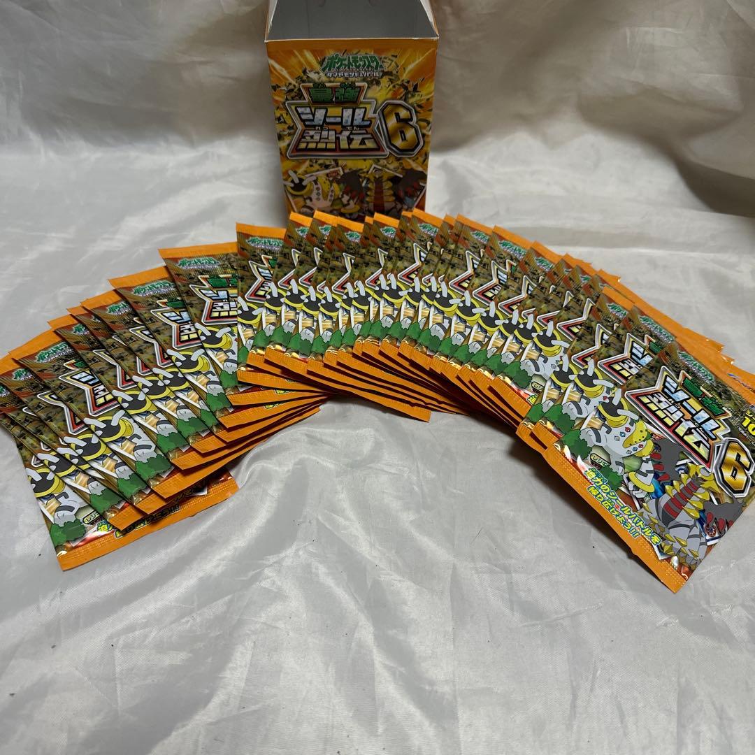 ポケットモンスター ポケモン最強シール列伝6 30パック　未開封