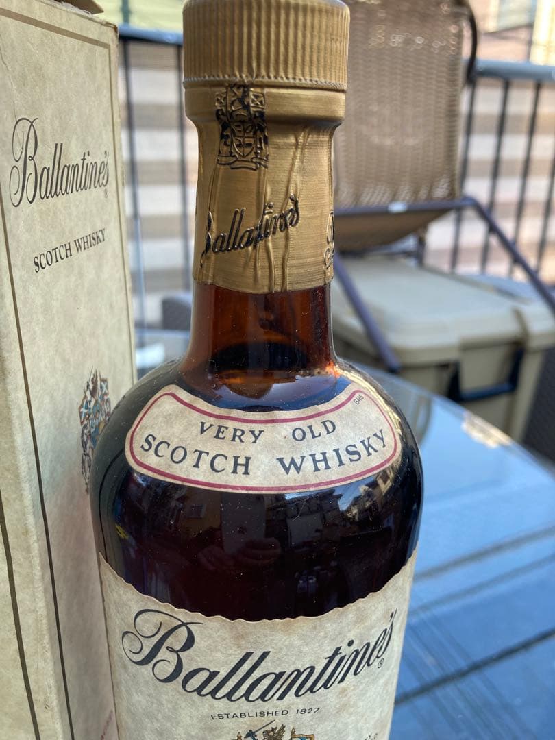 古酒　特級バランタイン30年金キャップ　液面良好！