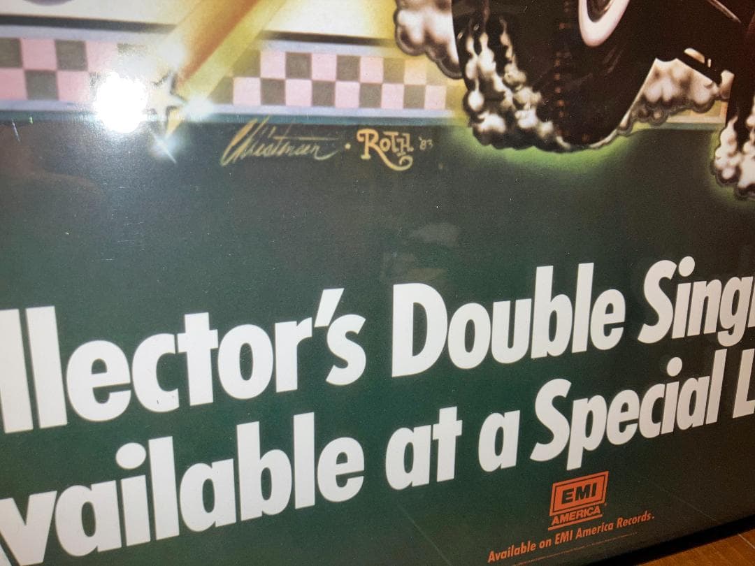 ８３年 エドロス デザイン！ＳＴＲＡＹＣＡＴＳ ストレイキャッツ 額付 ポスター