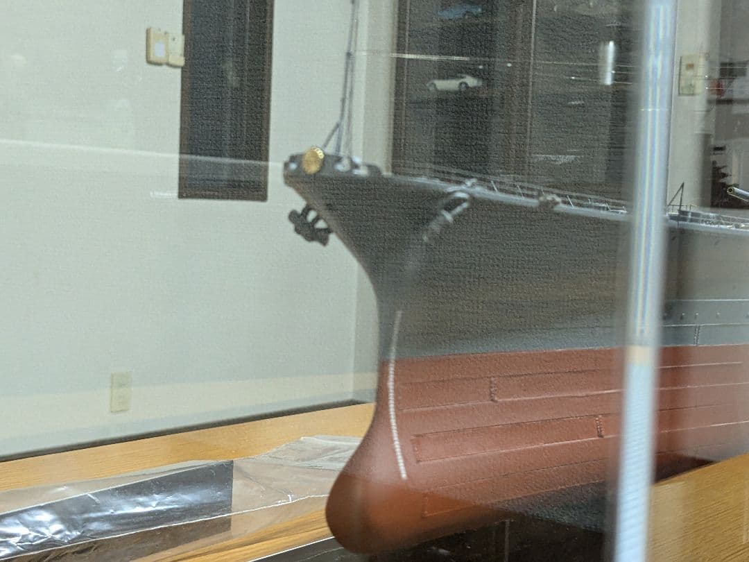 戦艦大和モノクローム1/200　完成品　アクリルケース付き