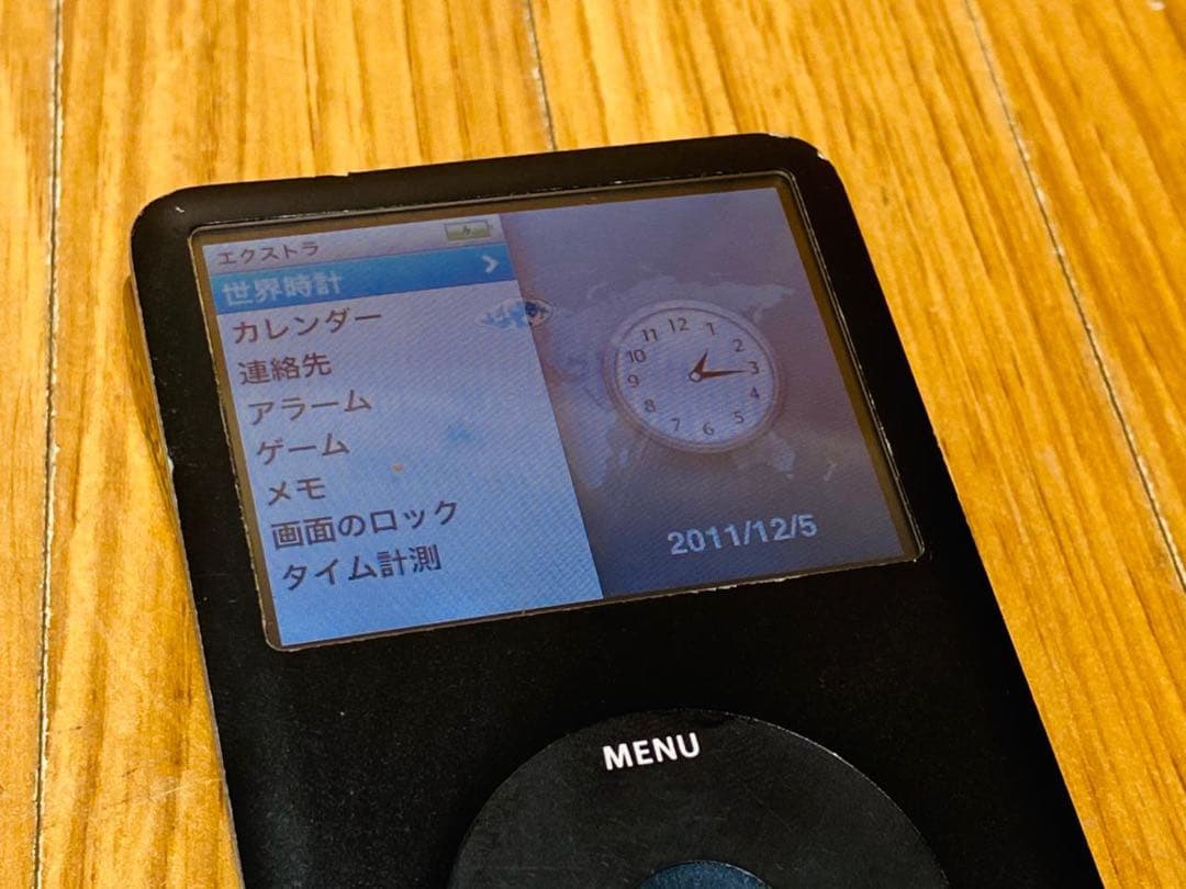 Apple iPod Classic ブラック 8GB A1238 中古