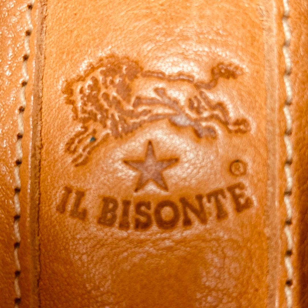 【美しいヌメ革】IL BISONTE　ショルダーバッグ　本革　バイソン　斜め掛け