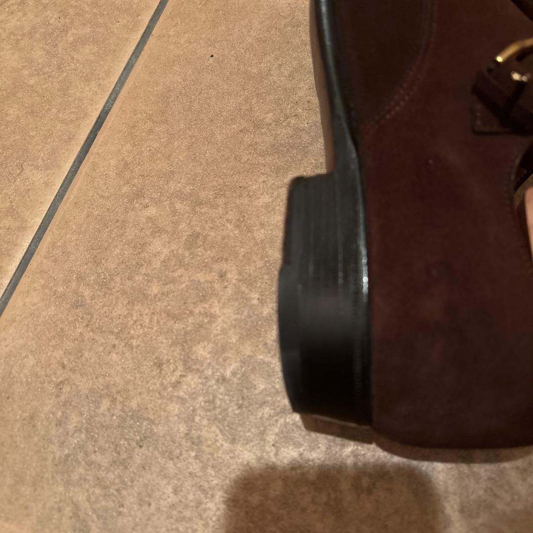 Enzo Bonafe エンツォボナフェ　ダブルモンク　　5½ ブラウン